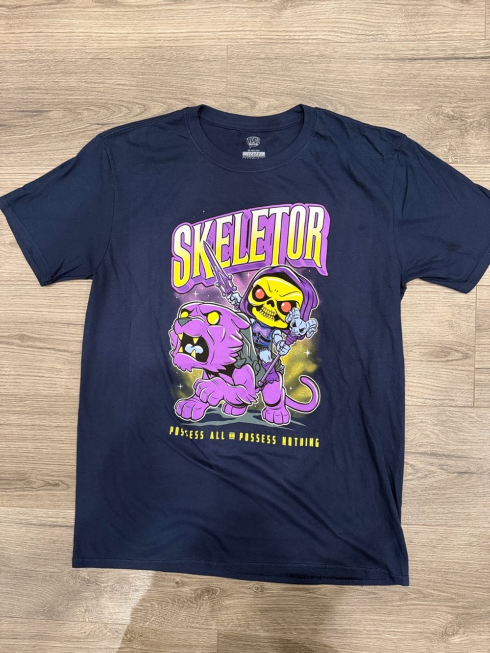 Funko Pop Masters Of The Universe Skeletor Panthra Tee Men’s Size Large